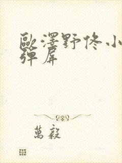 欧泽野佟小曼无弹屏