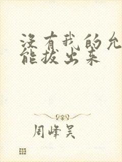 没有我的允许不能拔出来