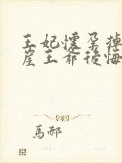 王妃怀孕掉下悬崖王爷后悔了