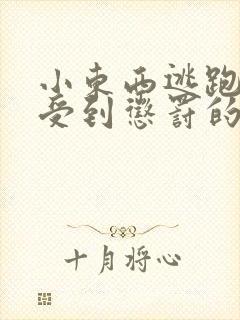 小东西逃跑是要受到惩罚的