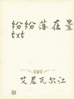 纷纷落在晨色里txt