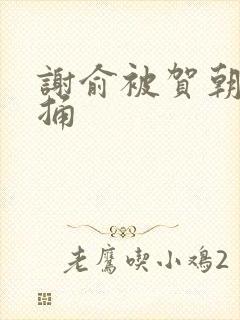 谢俞被贺朝站着捅