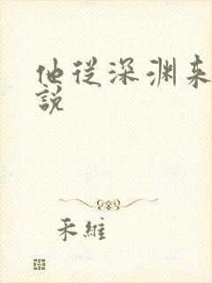 他从深渊来 小说