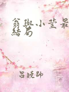 翁与小莹最新大结局