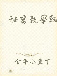 秘密教学韩漫