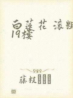 白莲花 滚粗 19楼