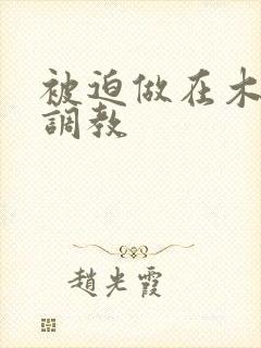 被迫做在木马上调教