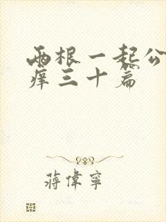 两根一起公憩止痒三十篇