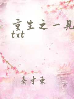 重生之一见倾心txt