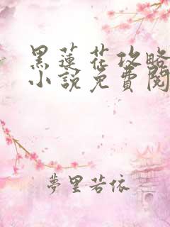 黑莲花攻略手册小说免费阅读