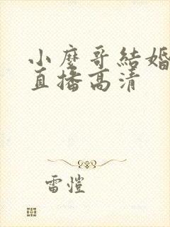 小么哥结婚视频直播高清