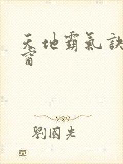 天地霸气诀无弹窗