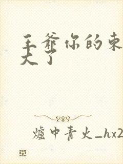 王爷你的东西太大了