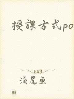 授课方式po