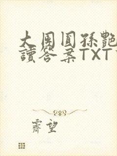 大团圆孙艳梅阅读答案TXT下载