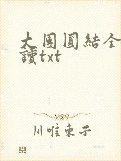 大团圆结全文阅读txt