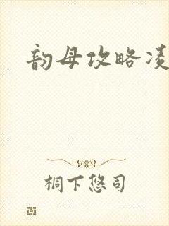 韵母攻略凌小东