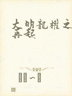 大明龙权之风云再起