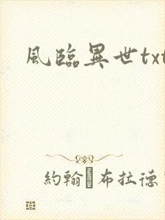 风临异世txt