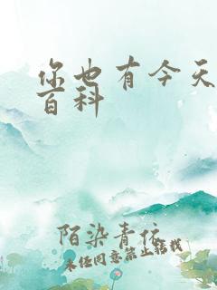 你也有今天百度百科