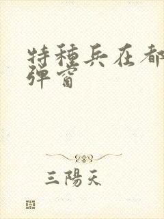 特种兵在都市无弹窗