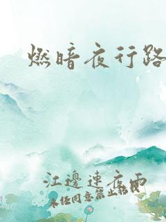 燃暗夜行路