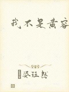我不是黄容