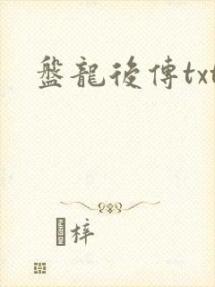 盘龙后传txt