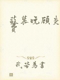 苏慕晚顾炎初免费