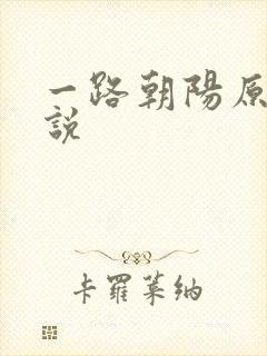 一路朝阳原著小说