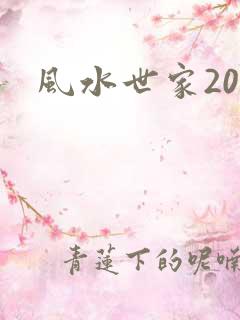 风水世家200