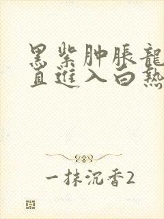 黑紫肿胀龙根直直进入白热