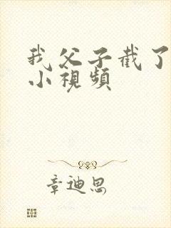 我父子截了一段小视频