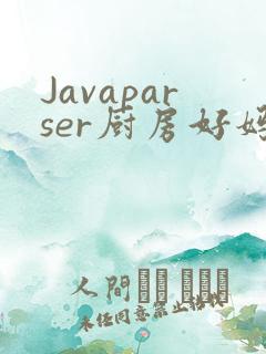 Javaparser厨房好妈妈