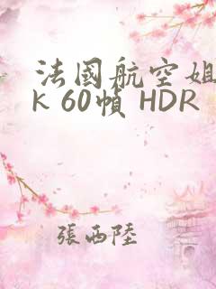 法国航空姐 4k 60帧 HDR