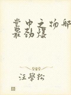 掌中之物哪一章最劲爆