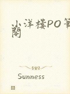 小洋楼PO笔趣阁