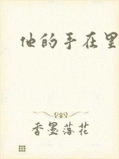 他的手在里面动