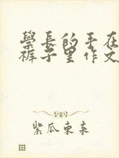 学长的手在我的裤子里作文