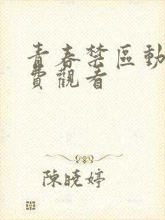 青春禁区动漫免费观看