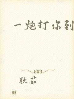 一炮打你到天亮