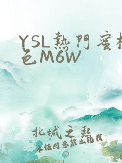 YSL热门蜜桃色M6W