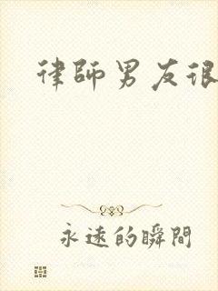 律师男友很难撩