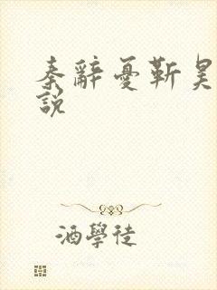 秦辞忧靳昊焜小说