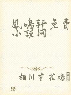凤鸣轩免费言情小说网