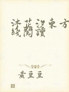 沐芷汐东方逸在线阅读