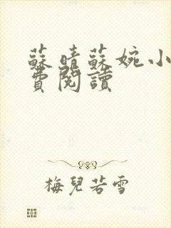 苏晴苏婉小说免费阅读