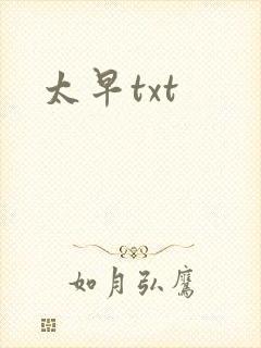 太早txt