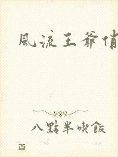 风流王爷俏相公