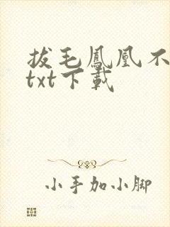 拔毛凤凰不如鸡txt下载